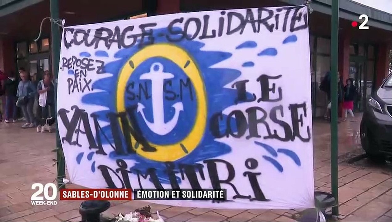 Naufrage : appel aux dons, hommages et émotion aux Sables-d'Olonne