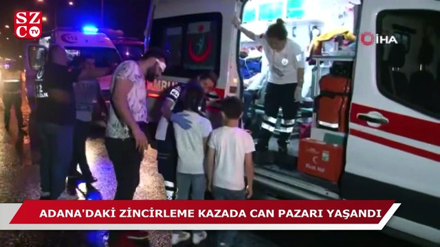 Adana’da zincirleme kaza: En az 20 yaralı