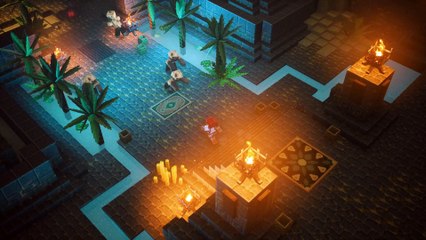 E3 2019 - Minecraft Dungeons -  démo gameplay