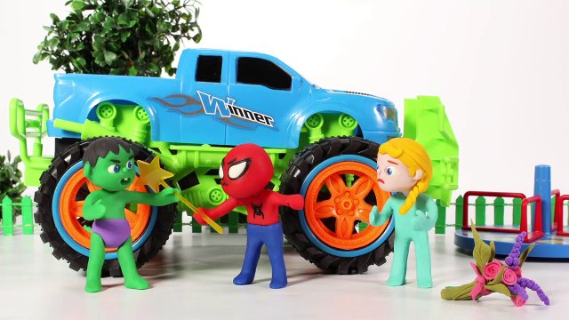 KIDS PLAYING IN A SLIME POOL ❤ PLAY DOH CARTOONS FOR KIDS