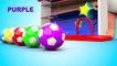 Wooden Hammer Soccer Balls Slider Toy Set 3D - Baby Play Learning Colors for Children Kids Toys