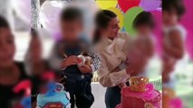 Georgina muestra cómo fue el cumpleaños de Eva y Mateo