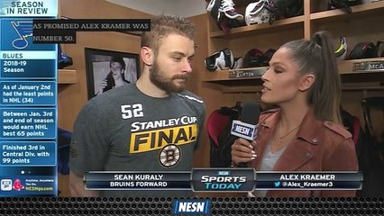 Sean Kuraly Says Bruins Need To Put 'Best Foot Forward' In Game 6 Vs. Blues