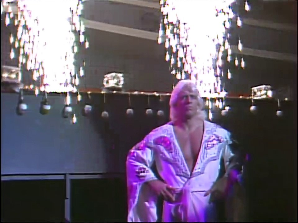 Ric Flair and Dusty Rhodes Starrcade 1985