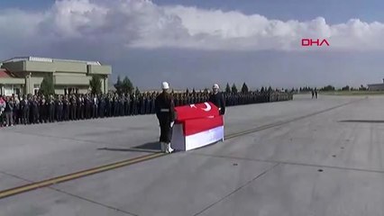 KONYA Şehit Astsubay Uğur Görkem Harmankaya için tören düzenlendi