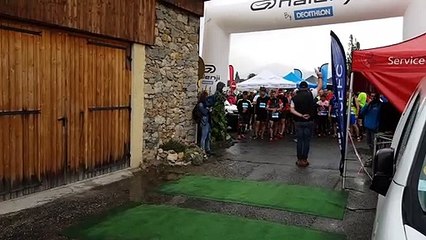 Running Wine à Apremont : départ de la course