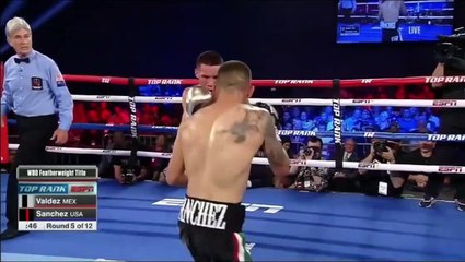 Oscar Valdez v Jason Sanchez - Full Fight
