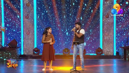 ഡ്യൂയറ്റ് റൗണ്ടിൽ 'കരിമിഴി കുരുവി'യായി വന്ന സ്നേഹ..!!