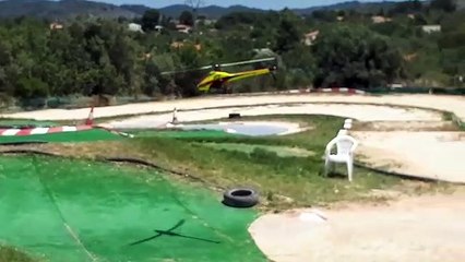 EXHIBICION HELICOPTERO RC ALTA GAMA SAN JUAN DE MORO CLUB RC BUGGY MORO CASTELL