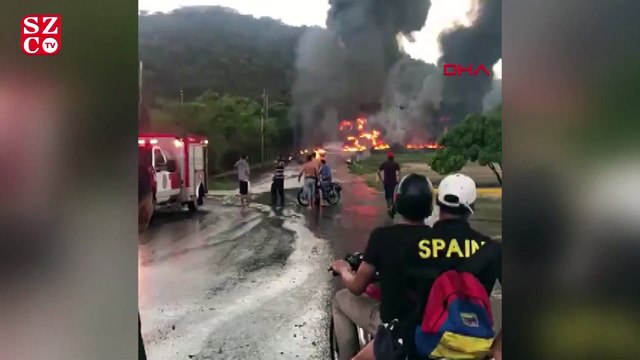 Petrol rafineri tesisinde yangın