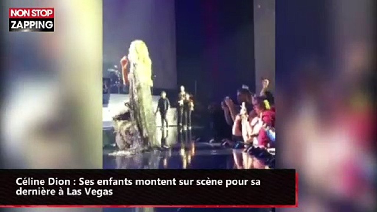 Céline Dion : Ses enfants montent sur scène pour sa dernière à Las Vegas (vidéo)