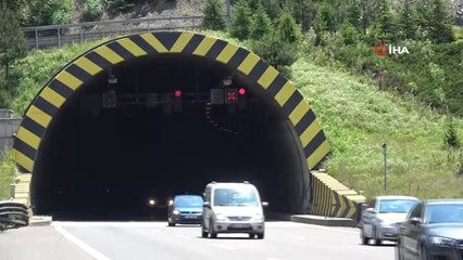 TEM'in Bolu geçişinde trafik rahat akıyor