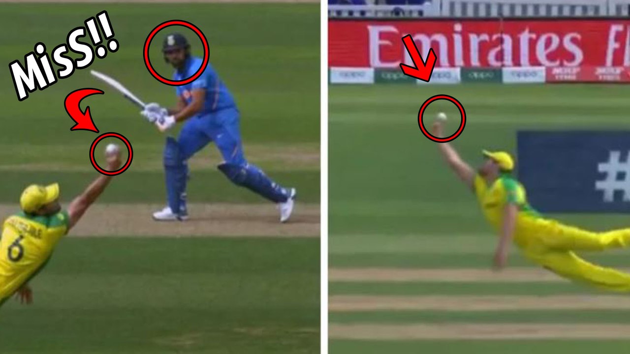 ICC Cricket World Cup 2019: IND v Aus|Rohit Sharma's Catch Was Dropped By Coulter-Nile In 2nd over