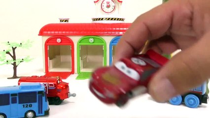Iron Man & Hulk & Tayo the Little Bus Garage Monster Funny Thomas & Friends Special Selection # 48