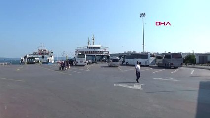 Çanakkale'de tatilcilerin dönüş yolculuğu sürüyor