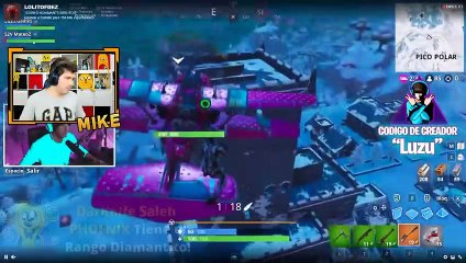 10 ¡NO MUERAS MIKECRACK!  HAGO TEAM CON EL MÁS PRO DEL MUNDO  TORNEO DE FORTNIT