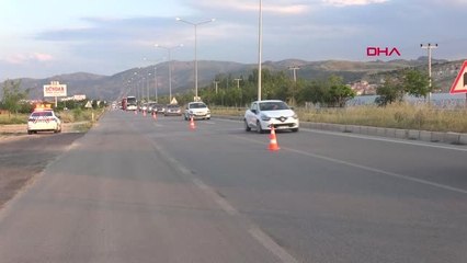 AFYONKARAHİSAR Bayram tatilinde Afyonkarahisar'dan 450 bin araç geçti