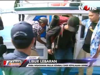 Padatnya Arus Balik Para Wisatawan Kepulauan Seribu