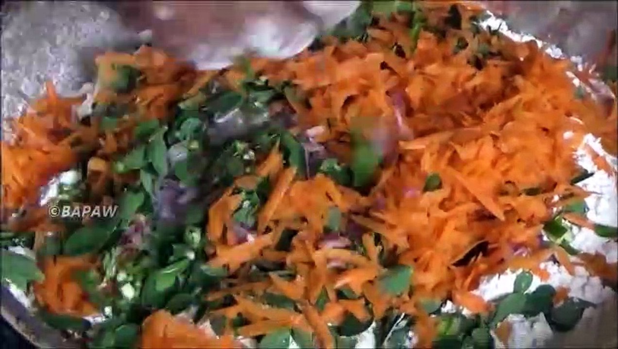 Village des Aliments - noix de Coco Pain plat préparé dans mon Village par ma Maman