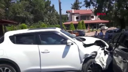 Muğla Datça'da zincirleme trafik kazası