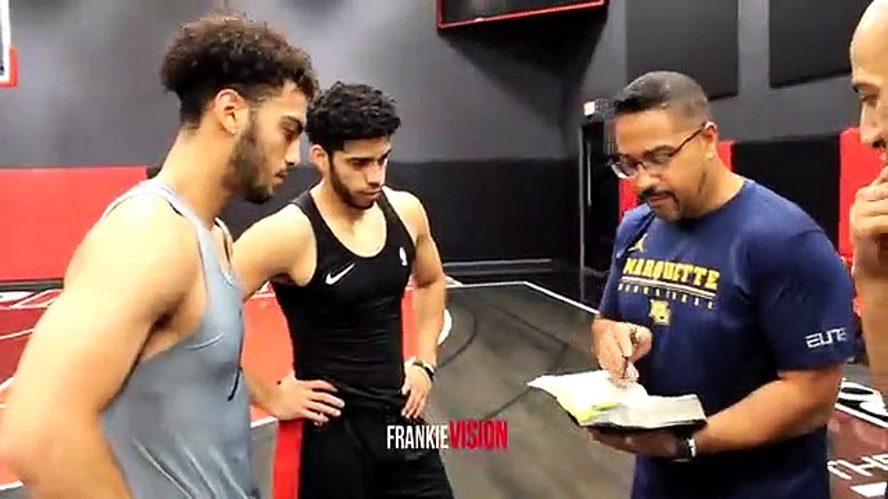 The Howard Bros! Markus Howard & Jordan Howard are WALKING BUCKETS! 5AM Workout Session! #LeagueMe