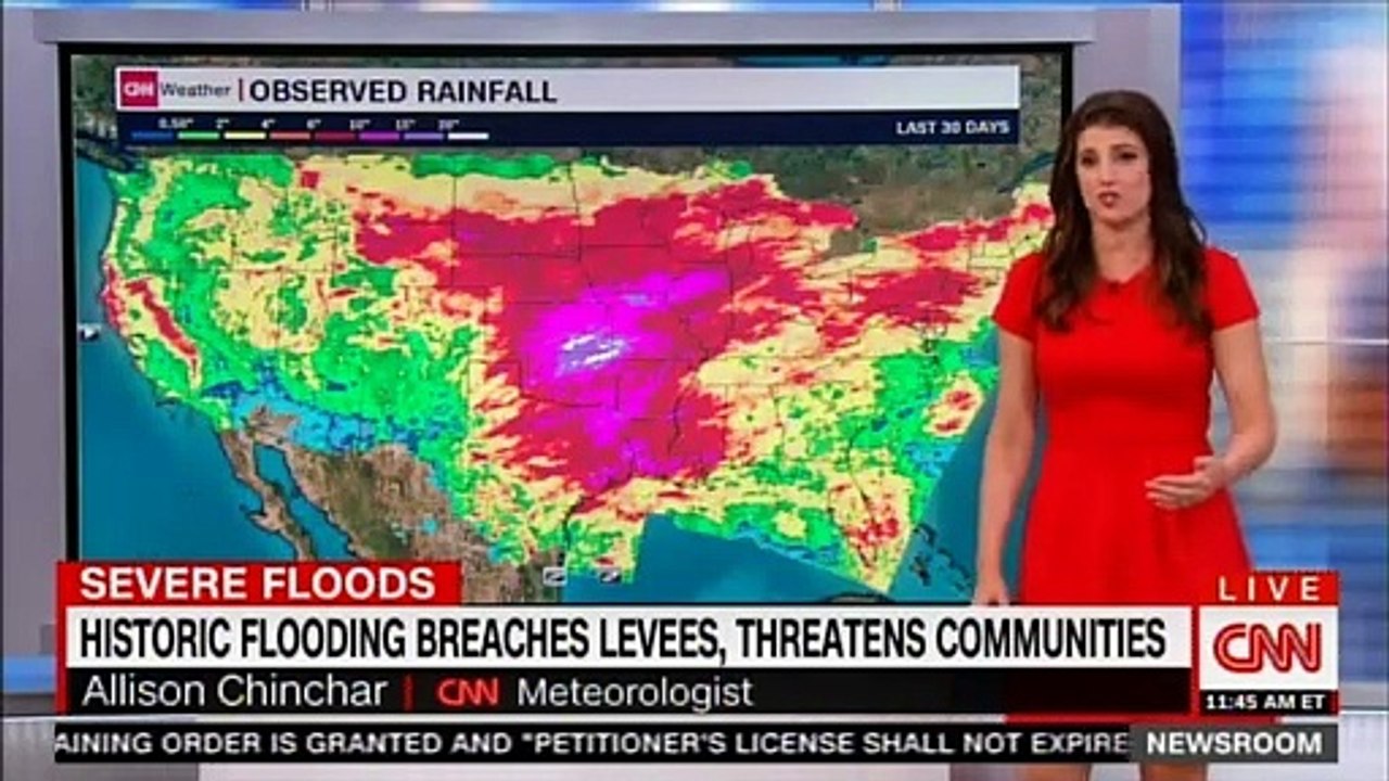 Historic flooding breaches levees, Threatens communities. #News #Weather