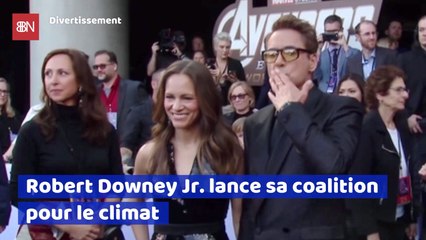 Robert Downey Jr lance sa coalition pour le climat