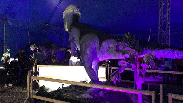 Lisieux: Les dinosaures XXL ont envahi le Parc des expos!