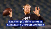 Carson Wentz Stays With The Eagles