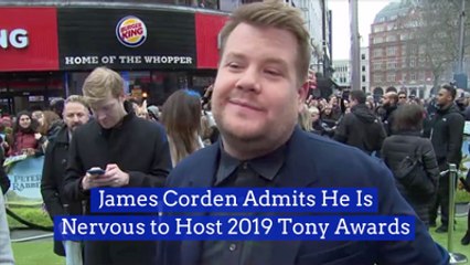 James Corden Handles His Performance Anxiety