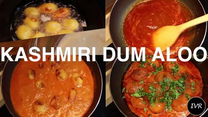 Kashmiri Dum Aloo Recipe -  Dum Aloo - Potato Curry Recipe - Indian Vegetarian Recipe