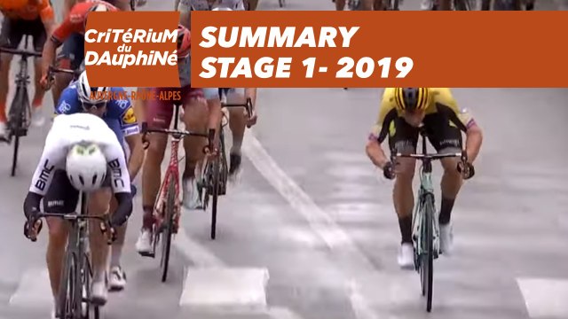 Summary - Stage 1 - Critérium du Dauphiné 2019