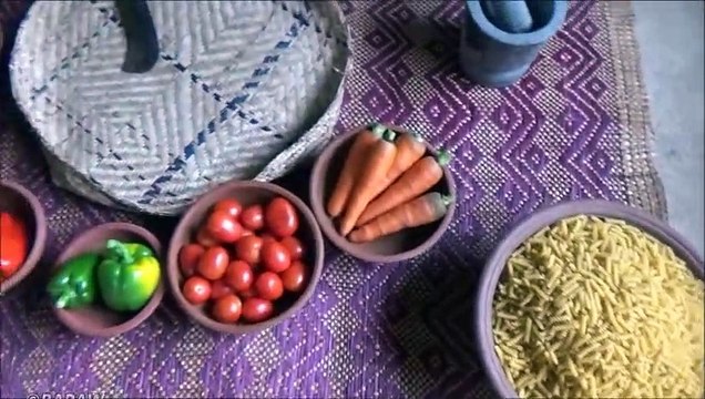 Spirale de Macaroni Pâtes Épicé Masala Recette de Pâtes par la Vie du Village