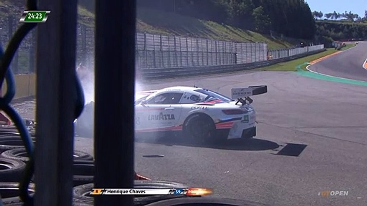 International GT Open 2019  Q2  Spa-Francorchamps Cipriani Huge Crash