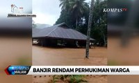 Detik-detik Rumah Warga Konawe Utara Terseret Banjir