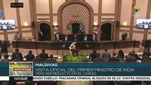 Primer ministro de India visita Las Maldivas