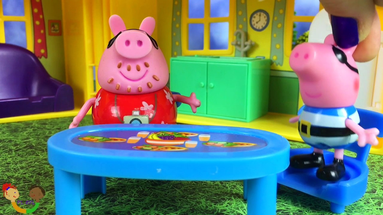 Compilation with Peppa Pig - Peppa teaches counting, family, hello how are you and so much more