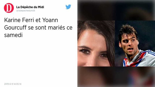 Yoann Gourcuff et Karine Ferri se sont mariés