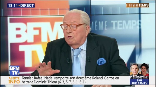 Jean-Marie Le Pen: Nous devons nous défendre contre l'invasion migratoire qui est visible depuis plusieurs décennies