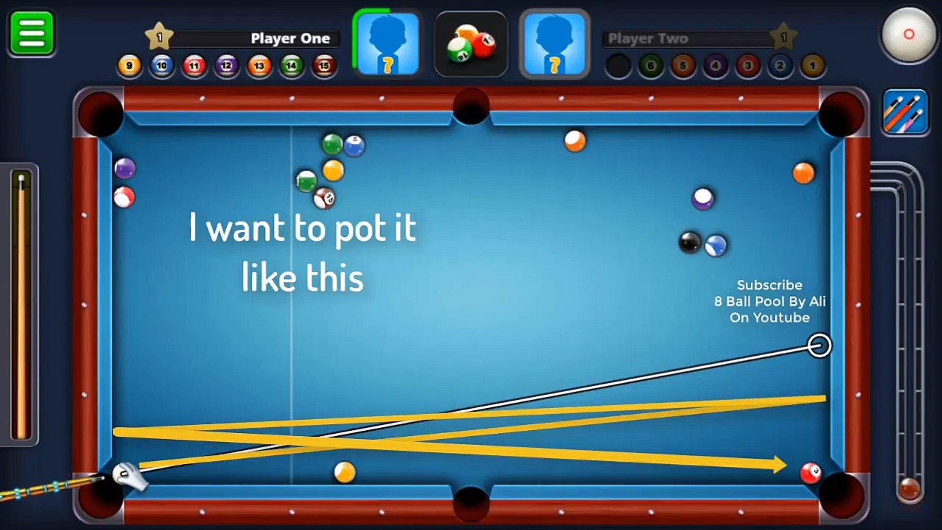 8 Ball Pool Trick Shots _ How To Use Spin _ Tutorial 3 - 