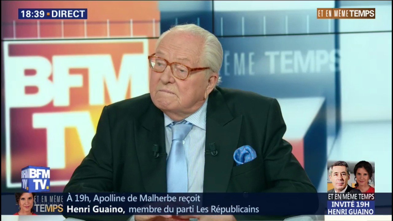 Jean-Marie Le Pen: "Le Rassemblement national  est le mieux placé pour prendre les responsabilités quand le macronisme s'effondrera"
