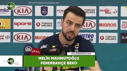 Melih Mahmutoğlu: "Fenerbahçe taraftarının vardır bir bildiği"