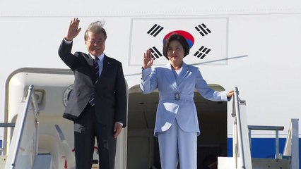 문 대통령, 핀란드 도착...북유럽 순방 일정 시작 / YTN