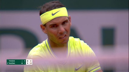 El punto por el que Thiem felicitó en directo a Nadal