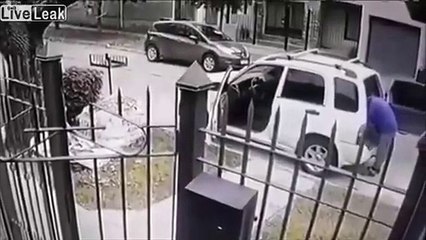 Il échappe à une agression grâce à ses gardes du corps très particuliers