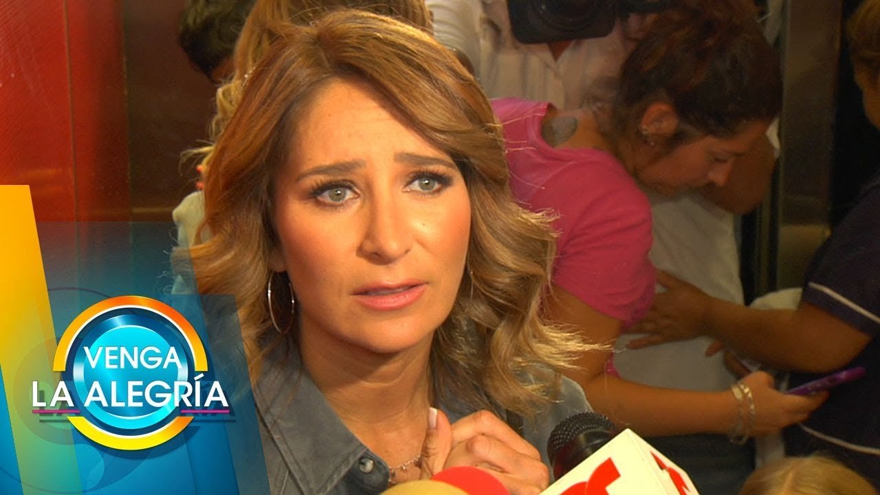 Geraldine Bazán y sus hijas fueron acorraladas por medios de comunicación. | Venga La Alegría