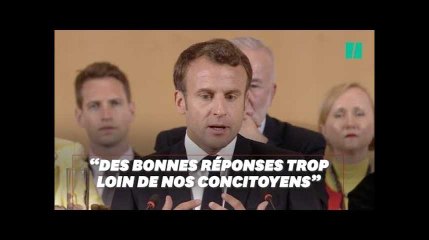 Tải video: Avec les gilets jaunes, Macron admet avoir commis une 