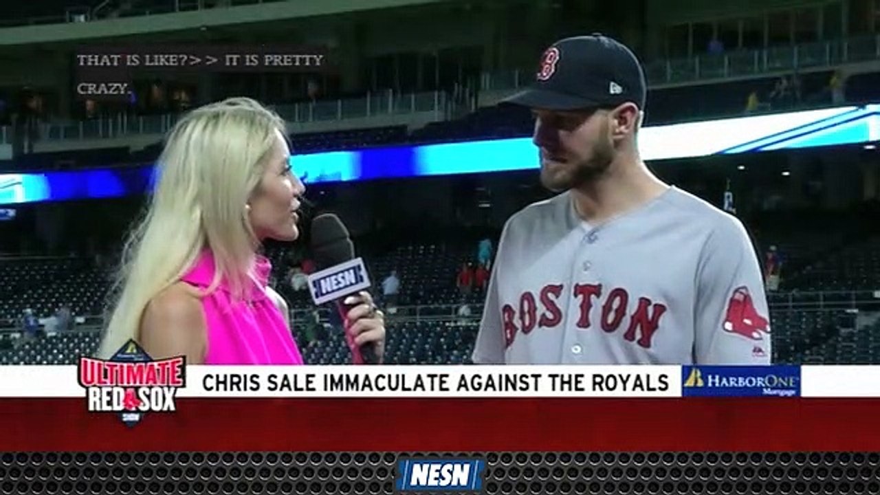 Chris Sale Explains What Its Like To Throw Immaculate Inning video