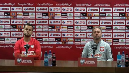 Reprezentacja Polski: Brzęczek i Fabiański - konferencja prasowa (09.06.2019)