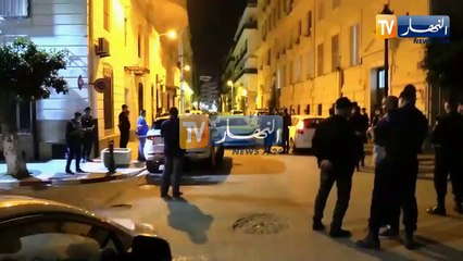 لحظة خروج عبد القادر بن مسعود من محكمة سيدي امحمد